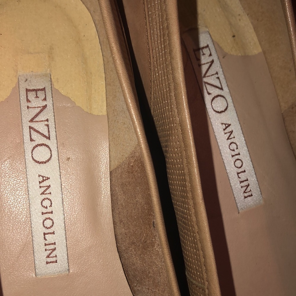 Prwnd Enzo angiolini flats genune leather and suede size 8.5 - Picture 4 of 8